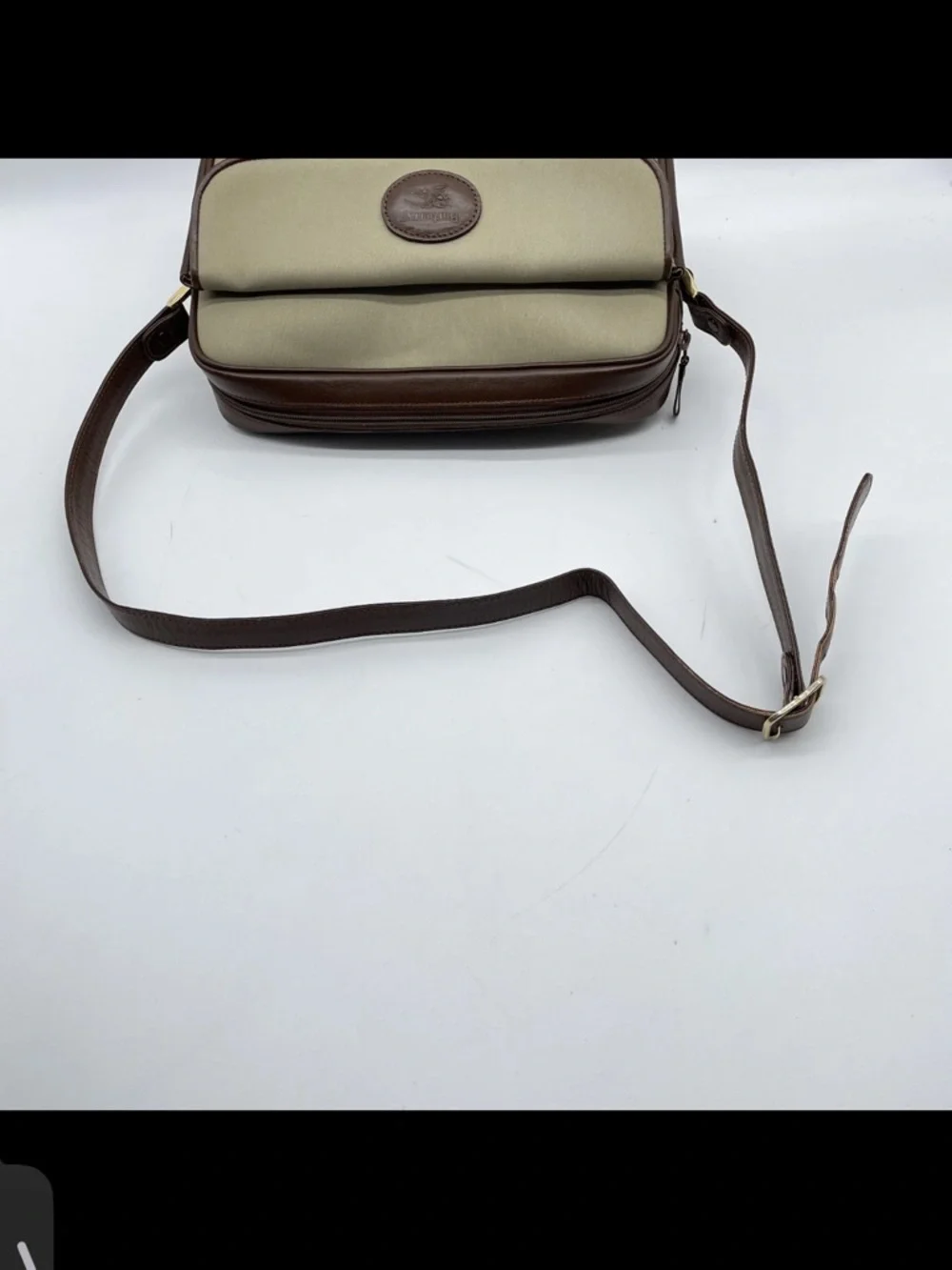 Burberry Beige and Brown Crossbody Messenger Bag - Picture 5 of 10